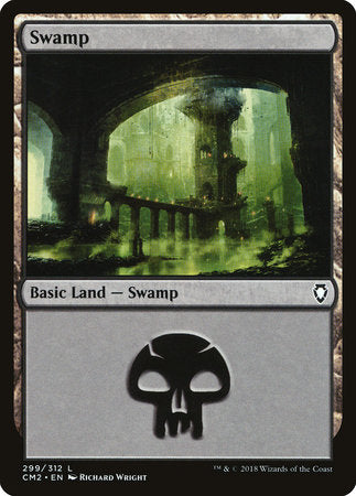 Swamp (299) [Commander Anthology Volume II] | Tabernacle Games