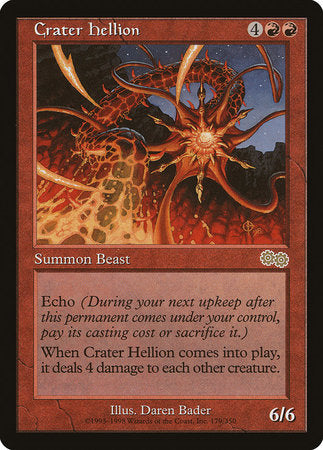 Crater Hellion [Urza's Saga] | Tabernacle Games