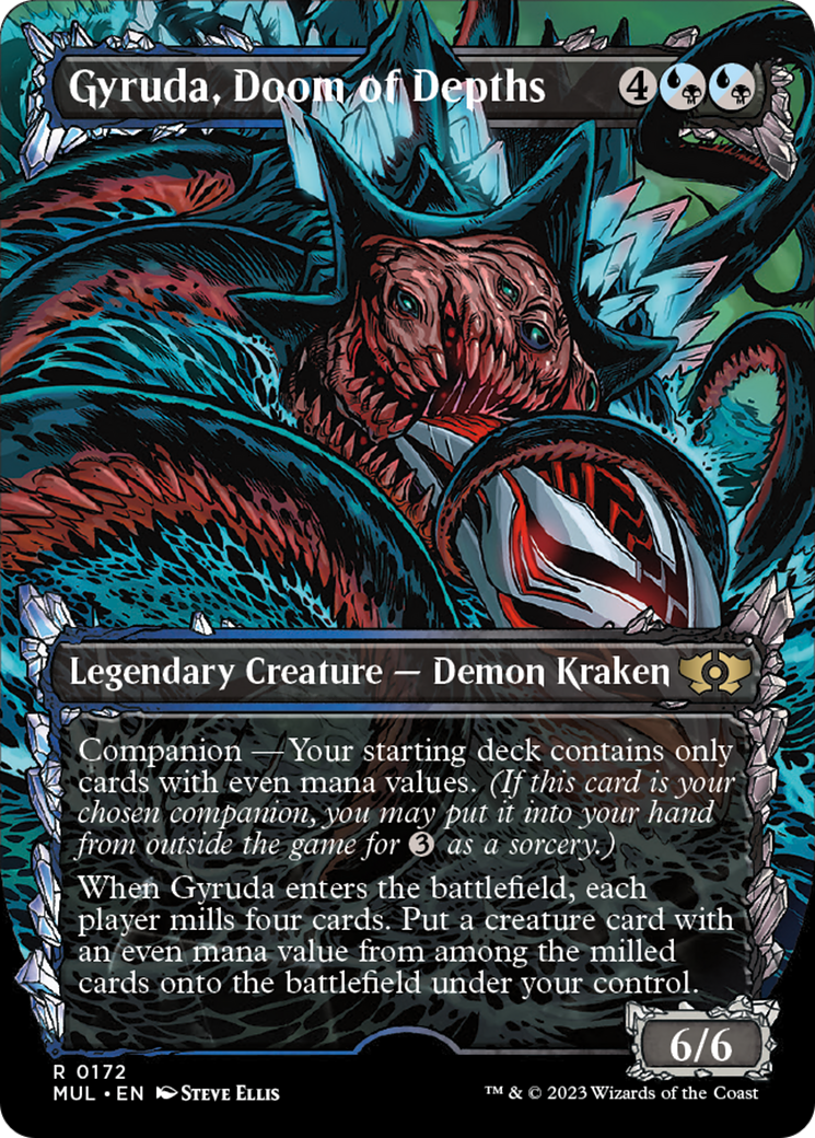 Gyruda, Doom of Depths (Halo Foil) [Multiverse Legends] | Tabernacle Games