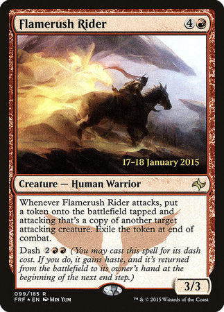 Flamerush Rider [Fate Reforged Promos] | Tabernacle Games