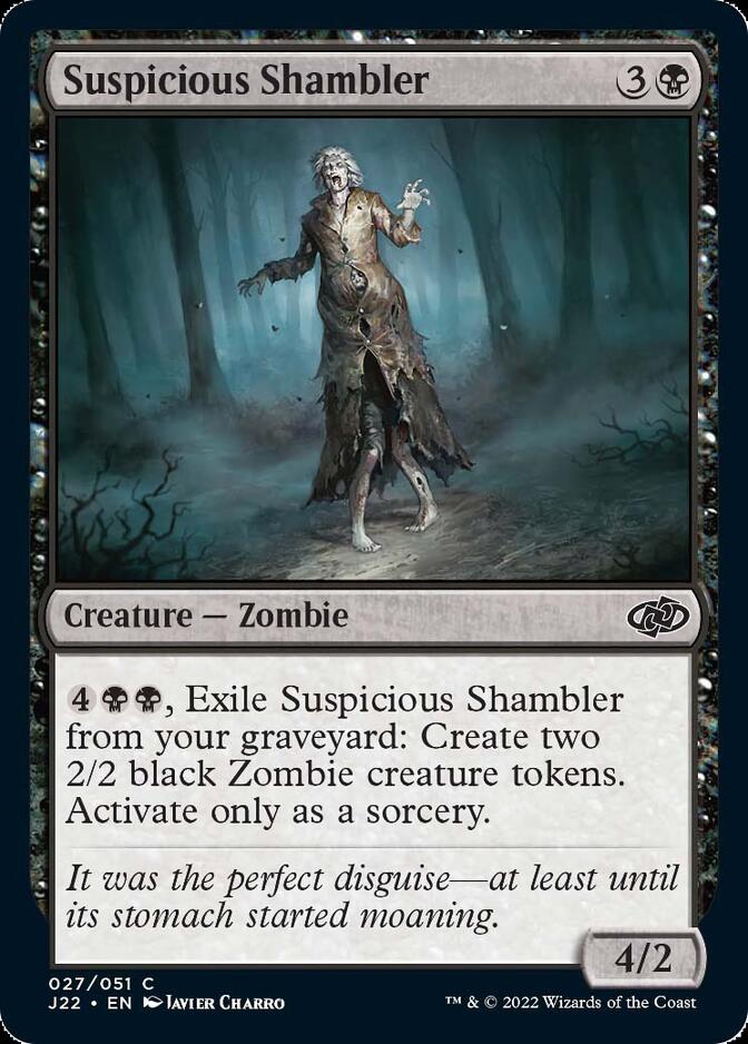 Suspicious Shambler [Jumpstart 2022] | Tabernacle Games