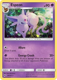 Espeon (89/214) (Cosmos Holo) (Blister Exclusive) [Sun & Moon: Lost Thunder] | Tabernacle Games