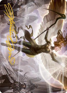 Sigarda's Splendor Art Card (Gold-Stamped Signature) [Innistrad: Midnight Hunt Art Series] | Tabernacle Games