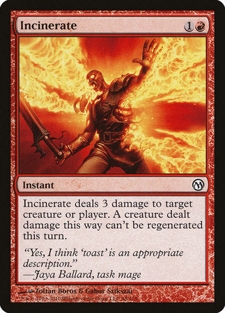 Incinerate [Duels of the Planeswalkers] | Tabernacle Games