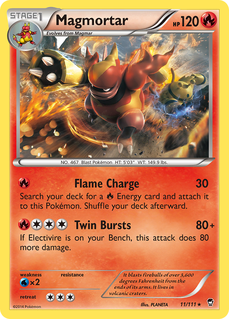 Magmortar (11/111) [XY: Furious Fists] | Tabernacle Games