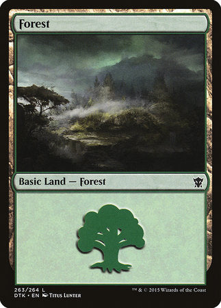 Forest (263) [Dragons of Tarkir] | Tabernacle Games