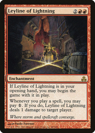 Leyline of Lightning [Guildpact] | Tabernacle Games