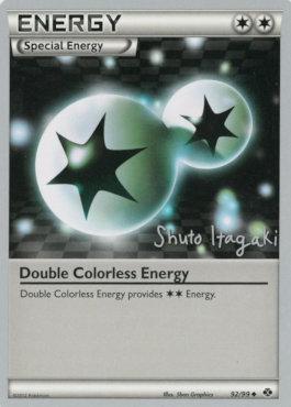 Double Colorless Energy (92/99) (Terraki-Mewtwo - Shuto Itagaki) [World Championships 2012] | Tabernacle Games