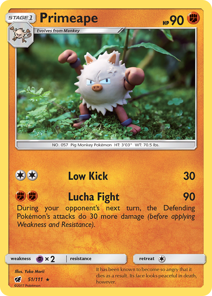 Primeape (51/111) [Sun & Moon: Crimson Invasion] | Tabernacle Games