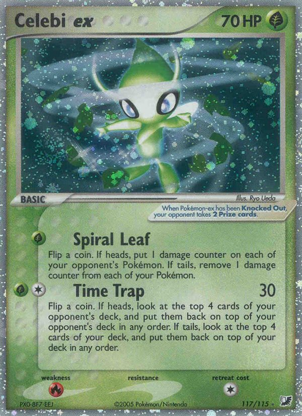 Celebi ex (117/115) [EX: Unseen Forces] | Tabernacle Games