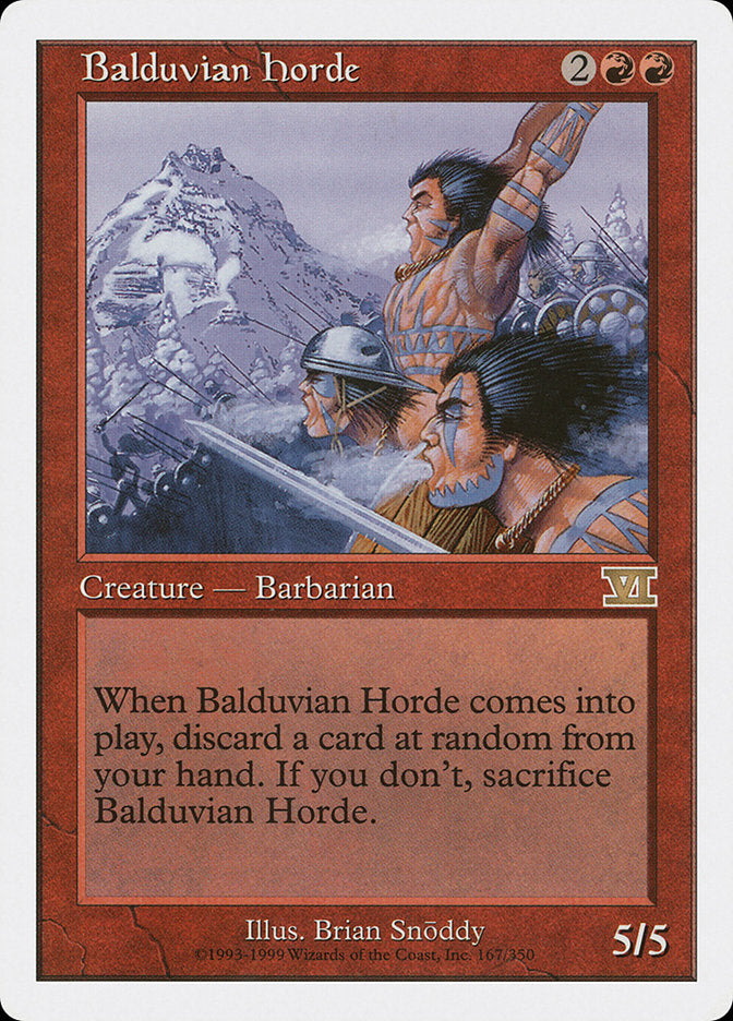 Balduvian Horde [Classic Sixth Edition] | Tabernacle Games