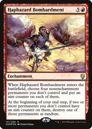 Haphazard Bombardment [Dominaria Promos] | Tabernacle Games