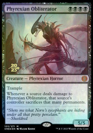 Phyrexian Obliterator [Phyrexia: All Will Be One Prerelease Promos] | Tabernacle Games