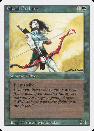 Elvish Archers [Revised Edition] | Tabernacle Games