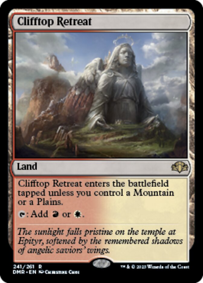 Clifftop Retreat [Dominaria Remastered] | Tabernacle Games