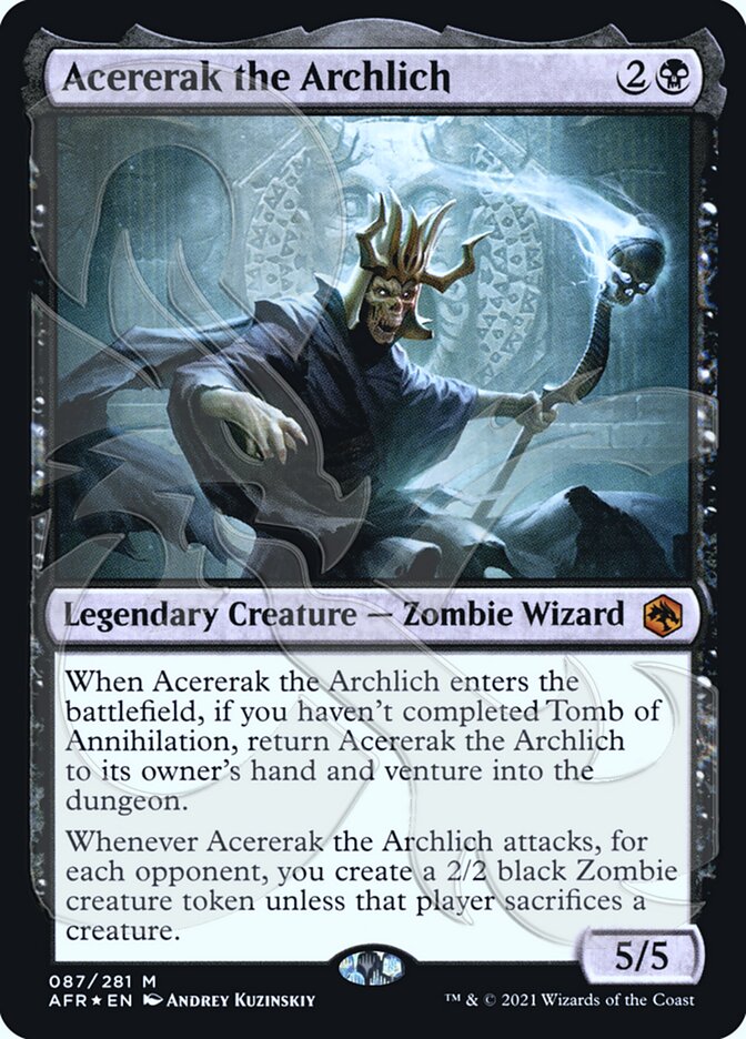 Acererak the Archlich (Ampersand Promo) [Dungeons & Dragons: Adventures in the Forgotten Realms Promos] | Tabernacle Games