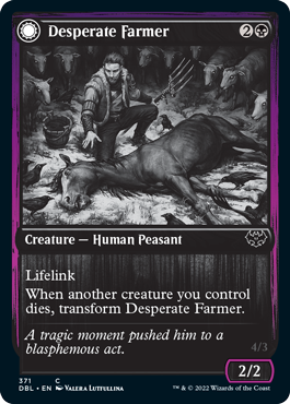 Desperate Farmer // Depraved Harvester [Innistrad: Double Feature] | Tabernacle Games