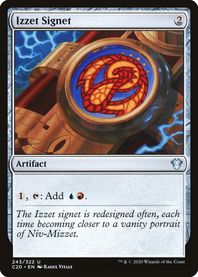 Izzet Signet [Commander 2020] | Tabernacle Games