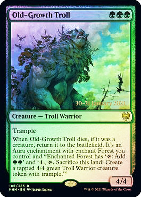 Old-Growth Troll  [Kaldheim Prerelease Promos] | Tabernacle Games