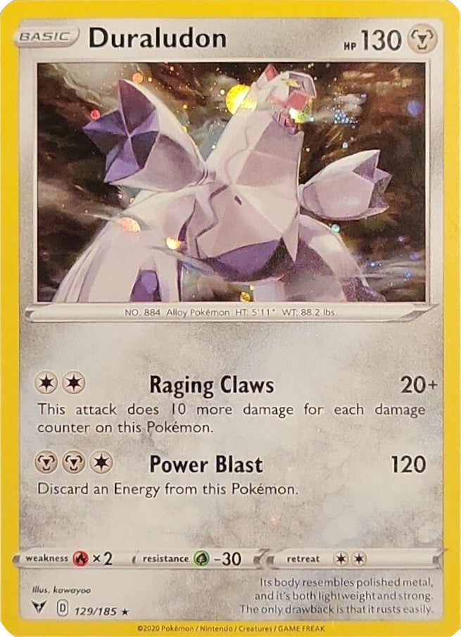 Duraludon (129/185) (Cosmos Holo) [Sword & Shield: Vivid Voltage] | Tabernacle Games
