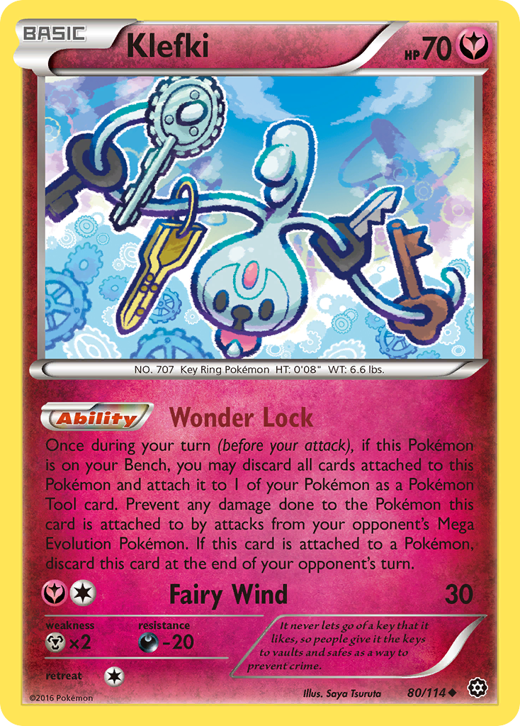 Klefki (80/114) [XY: Steam Siege] | Tabernacle Games