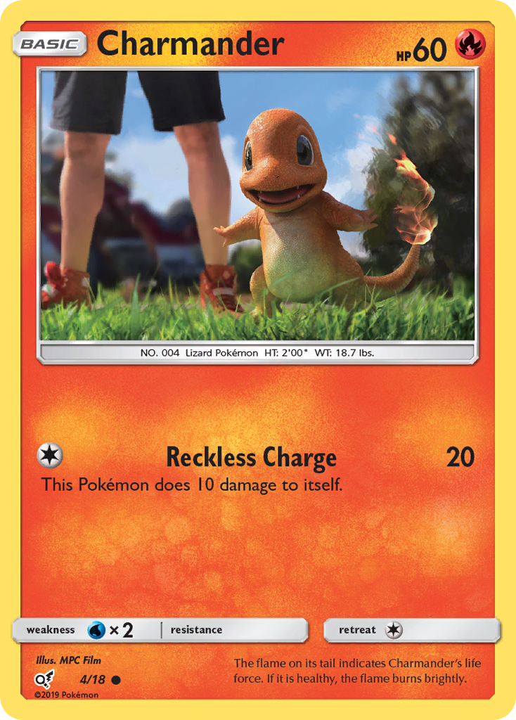 Charmander (4/18) [Sun & Moon: Detective Pikachu] | Tabernacle Games