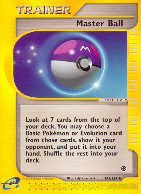 Master Ball (143/165) [Expedition: Base Set] | Tabernacle Games