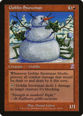 Goblin Snowman [Time Spiral Timeshifted] | Tabernacle Games