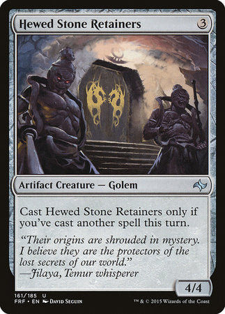 Hewed Stone Retainers [Fate Reforged] | Tabernacle Games