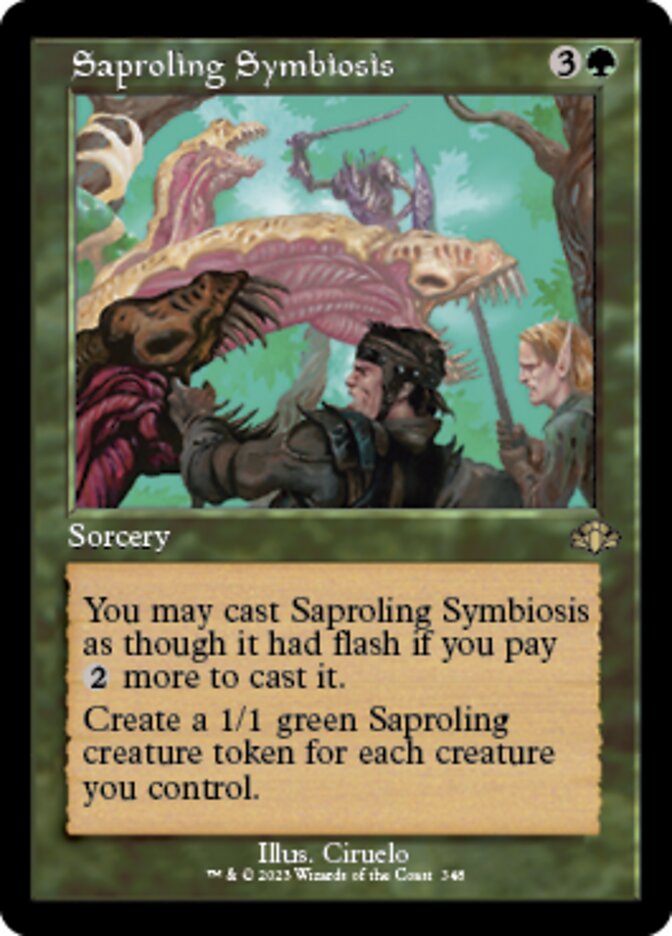 Saproling Symbiosis (Retro) [Dominaria Remastered] | Tabernacle Games