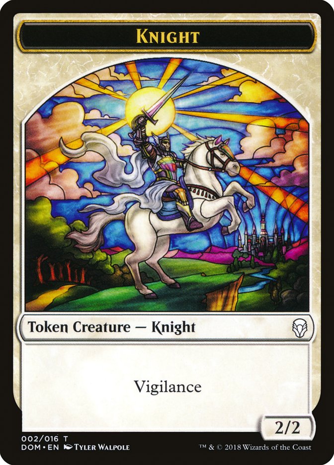 Knight (002/016) [Dominaria Tokens] | Tabernacle Games