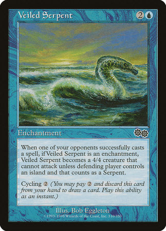 Veiled Serpent [Urza's Saga] | Tabernacle Games