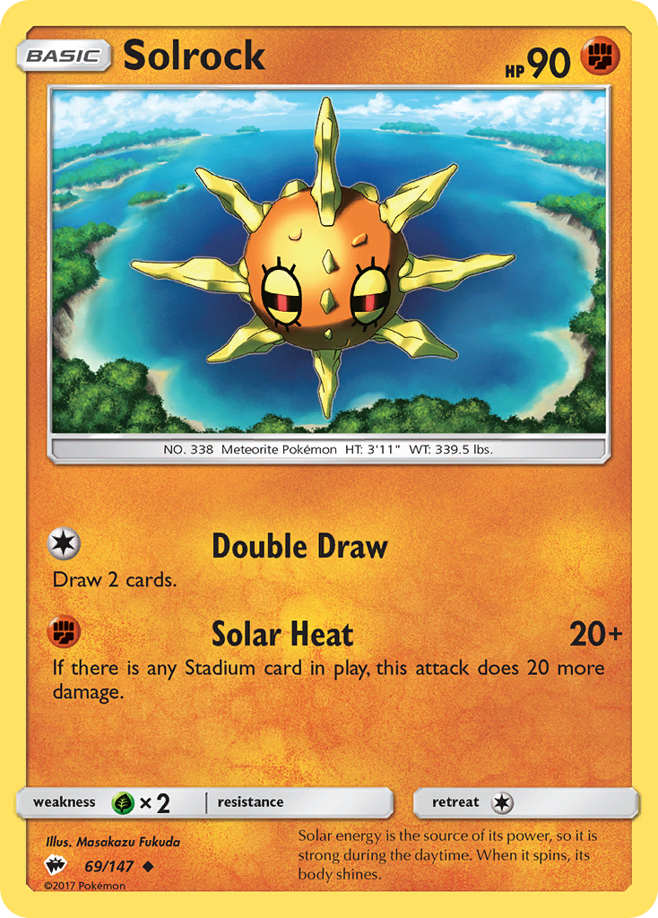 Solrock (69/147) [Sun & Moon: Burning Shadows] | Tabernacle Games