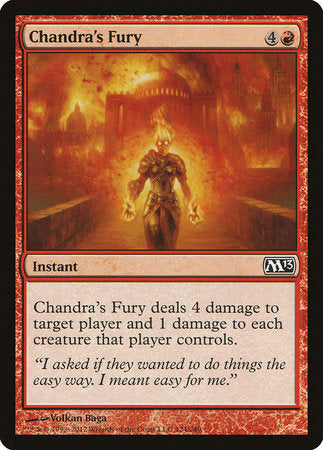 Chandra's Fury [Magic 2013] | Tabernacle Games