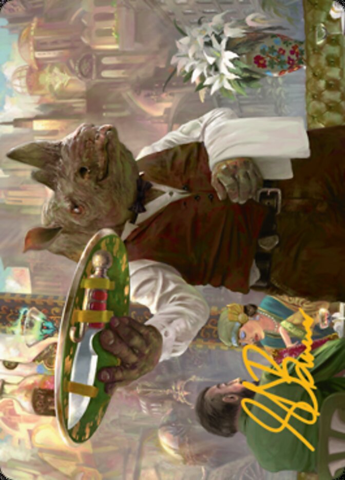 Killer Service Art Card (Gold-Stamped Signature) [Streets of New Capenna Art Series] | Tabernacle Games