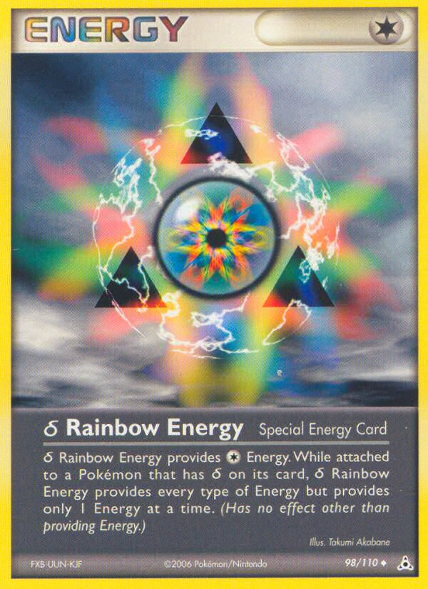 Rainbow Energy (98/110) (Delta Species) [EX: Holon Phantoms] | Tabernacle Games