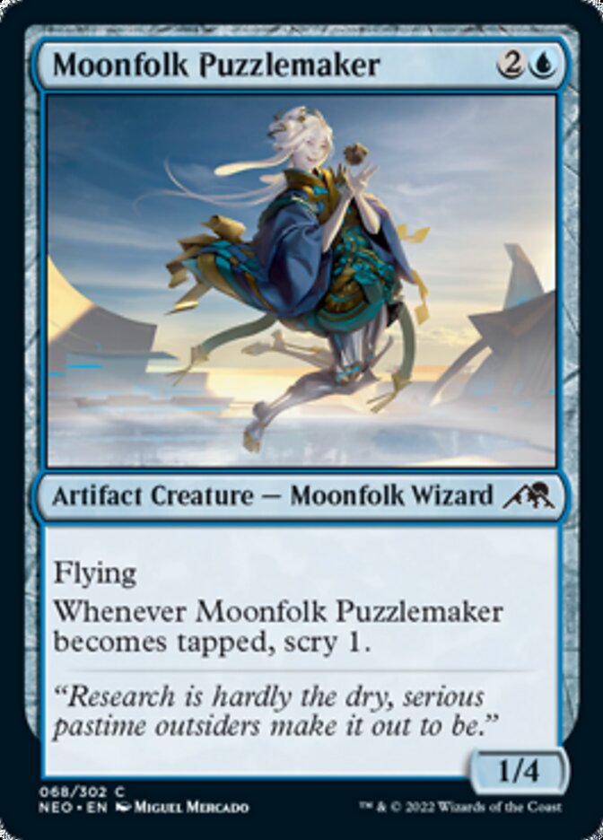 Moonfolk Puzzlemaker [Kamigawa: Neon Dynasty] | Tabernacle Games
