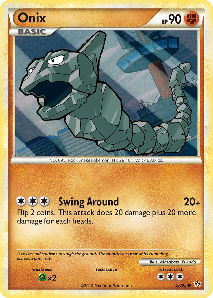 Onix (57/95) [HeartGold & SoulSilver: Unleashed] | Tabernacle Games
