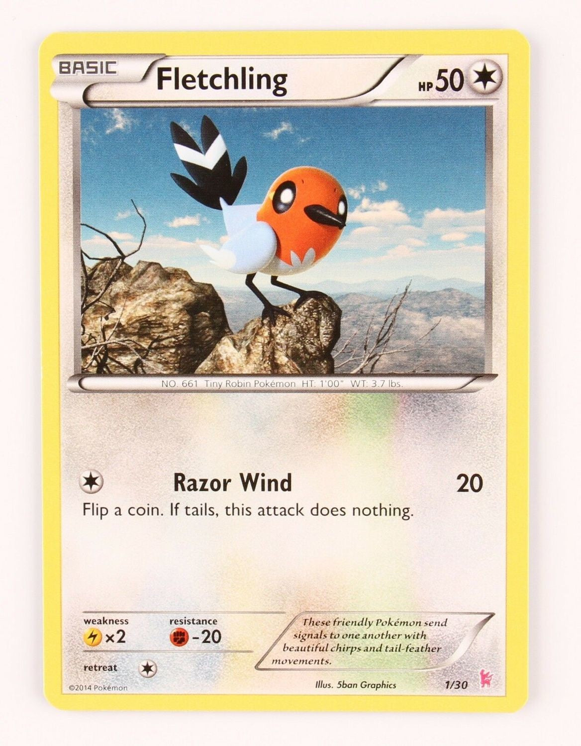 Fletchling (1/30) [XY: Trainer Kit - Sylveon] | Tabernacle Games