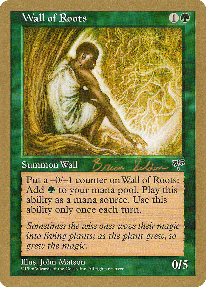 Wall of Roots (Brian Selden) [World Championship Decks 1998] | Tabernacle Games