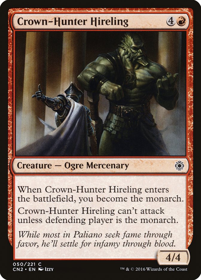 Crown-Hunter Hireling [Conspiracy: Take the Crown] | Tabernacle Games