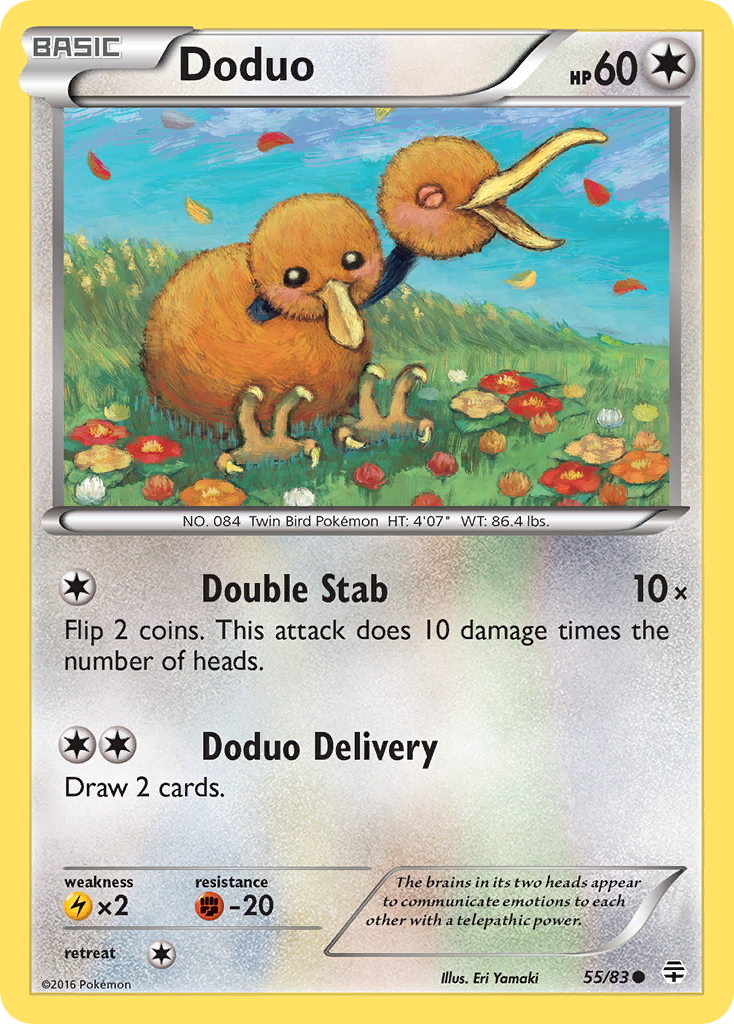 Doduo (55/83) [XY: Generations] | Tabernacle Games
