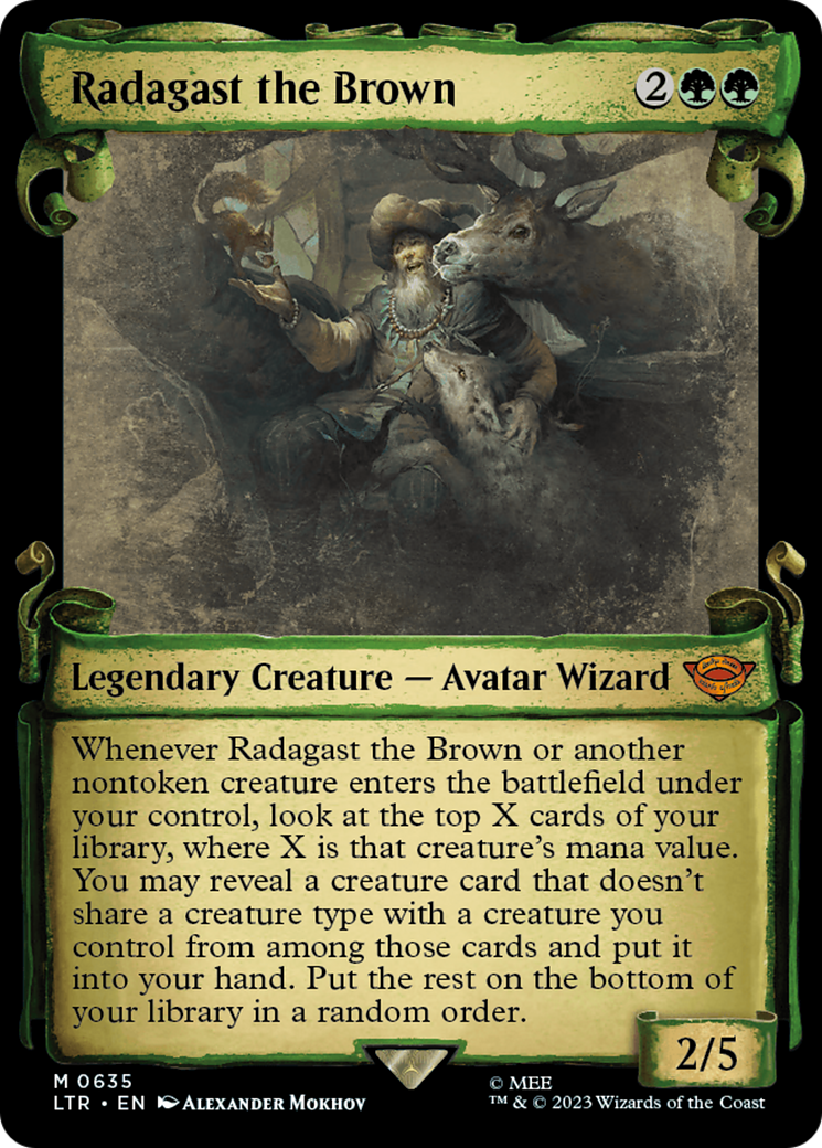 Radagast the Brown [The Lord of the Rings: Tales of Middle-Earth Showcase Scrolls] | Tabernacle Games