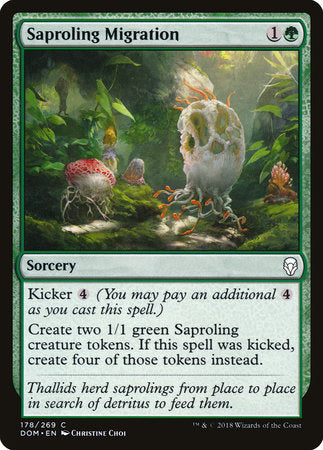 Saproling Migration [Dominaria] | Tabernacle Games