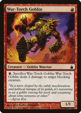 War-Torch Goblin [Ravnica: City of Guilds] | Tabernacle Games