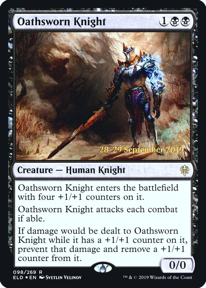 Oathsworn Knight  [Throne of Eldraine Prerelease Promos] | Tabernacle Games