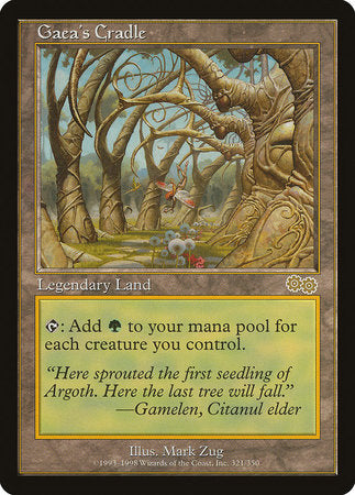 Gaea's Cradle [Urza's Saga] | Tabernacle Games