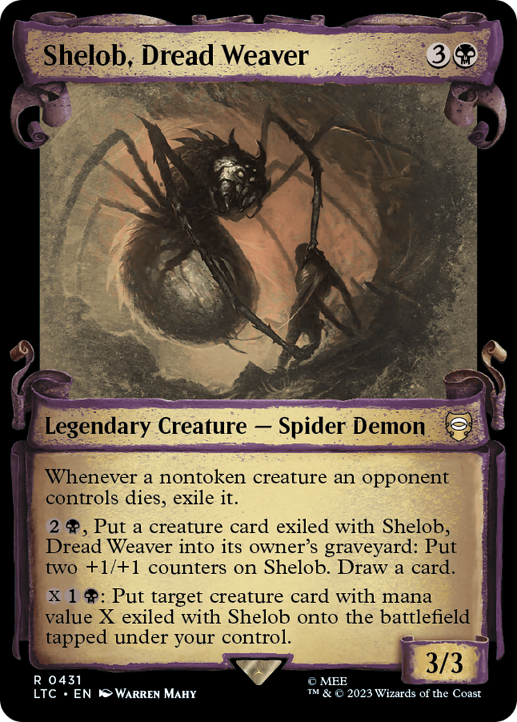 Shelob, Dread Weaver [The Lord of the Rings: Tales of Middle-Earth Commander Showcase Scrolls] | Tabernacle Games