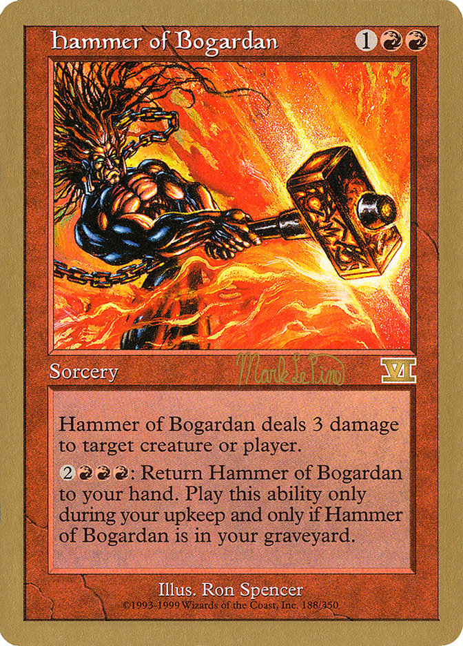 Hammer of Bogardan (Mark Le Pine) [World Championship Decks 1999] | Tabernacle Games