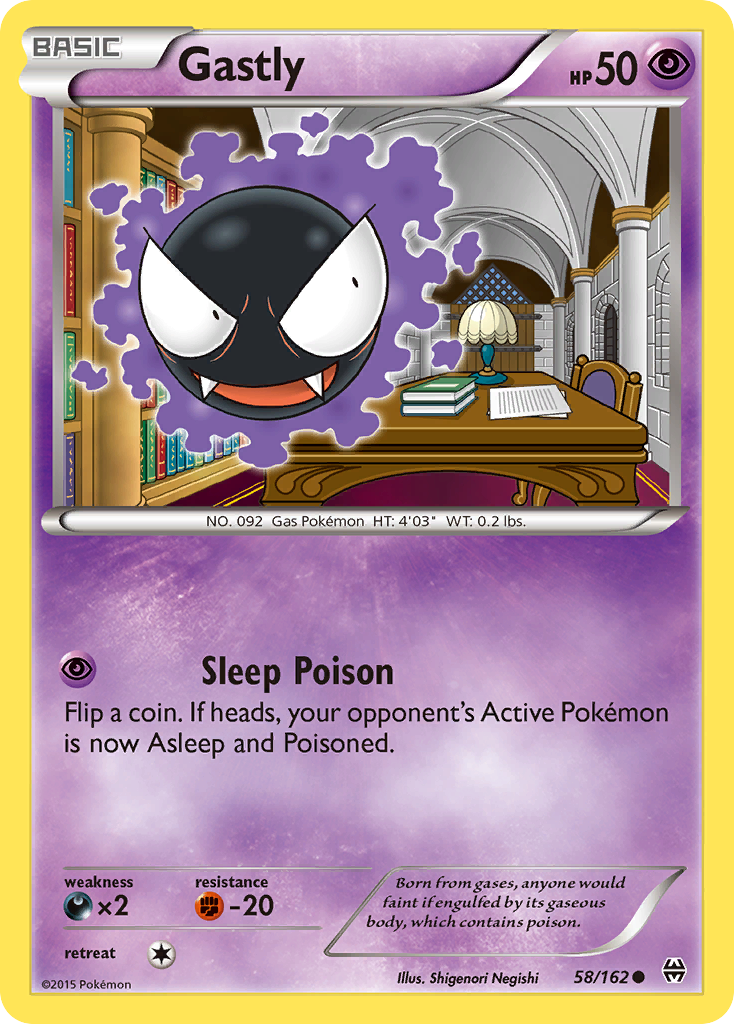 Gastly (58/162) [XY: BREAKthrough] | Tabernacle Games